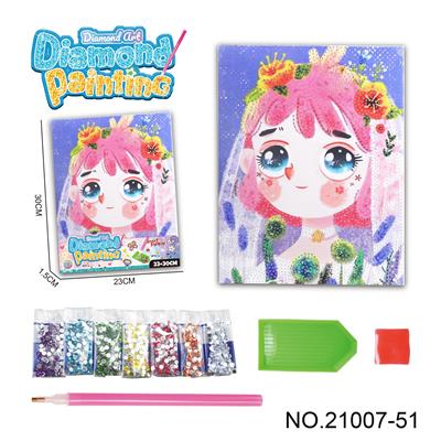 守护精灵/光影童话公主-点钻相框5D钻石画(23x30CM) - OBL10417213