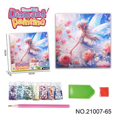 跨境新款奇幻公主-点钻相框5D钻石画(30x30CM) - OBL10417227