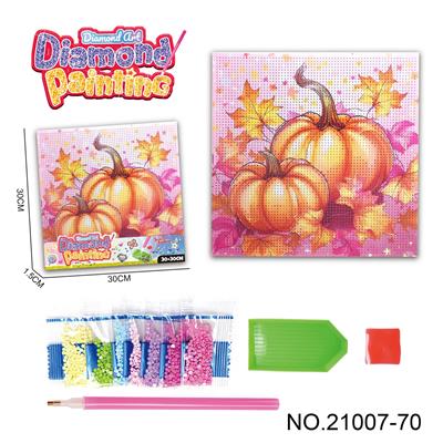南瓜-点钻相框5D钻石画(30x30CM) - OBL10417232