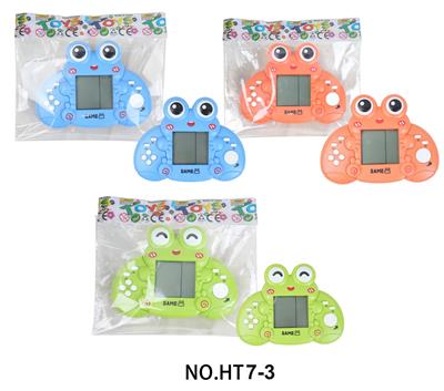 解压益智掌上卡通青蛙造型游戏机（俄罗斯方块）2*AG13包 - OBL10417350
