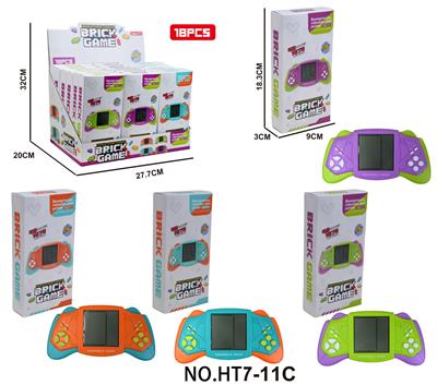 解压益智掌上经典游戏机（俄罗斯方块）2粒7号不包18PCS在入一个展示盒 - OBL10417390