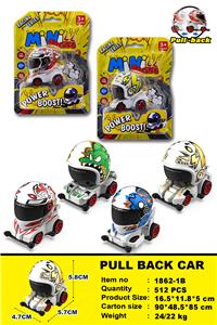 炫彩头盔回力车仔赛车 - OBL10417979