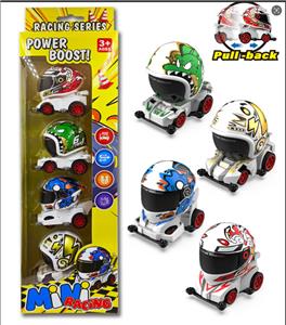 炫彩头盔回力车仔赛车 - OBL10417981