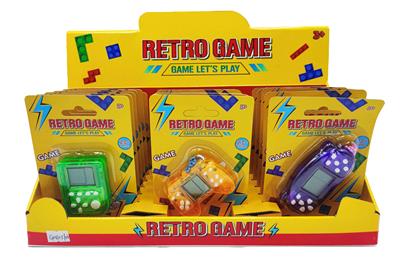 迷你游戏机 18只一展示盒-透明 包电2*AG13 - OBL10418446