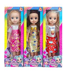 14寸空身音乐女孩（三款混装） - OBL10418500