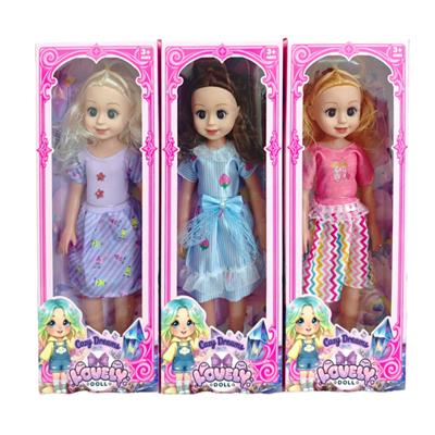 18寸空身音乐女孩（三款混装） - OBL10418501