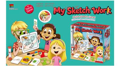 眼镜画画游戏（4支笔4个眼镜） - OBL10418715