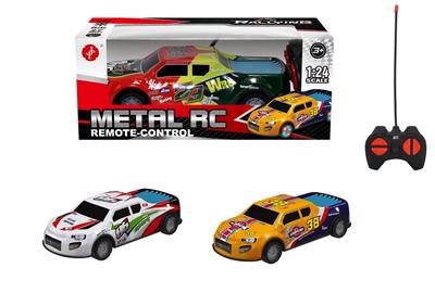 1:24合金遥控车（包电）（四通遥控车 27M遥控车 铁壳遥控车金属遥控车） - OBL10418793