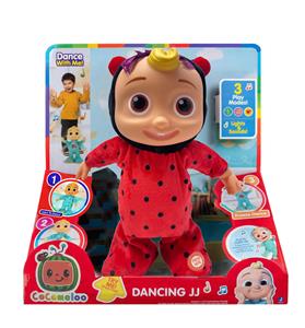 22寸实身电动cocomelon瓢虫宝宝功能描述【会走路。会唱4首歌，会笑，会跳舞】不包电 - OBL10420375