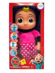 22寸实身电动cocomelon米琪宝宝功能描述【会走路。会唱4首歌，会笑，会跳舞】不包电 - OBL10420380