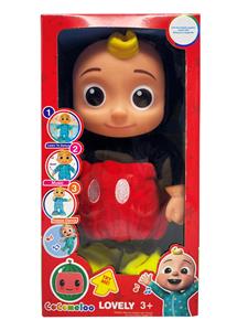 22寸实身电动cocomelon米妮宝宝功能描述【会走路。会唱4首歌，会笑，会跳舞】不包电 - OBL10420381