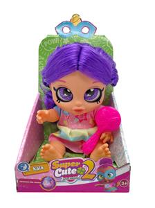 高档1比1 14寸玻璃眼珠头全搪胶肯迪娃娃带主题灯光音乐  带梳子 - OBL10420451