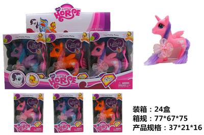 搪胶小马宝莉3款12PC混装 - OBL10420737