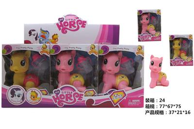 搪胶小马宝莉3款12PC混装 - OBL10420738