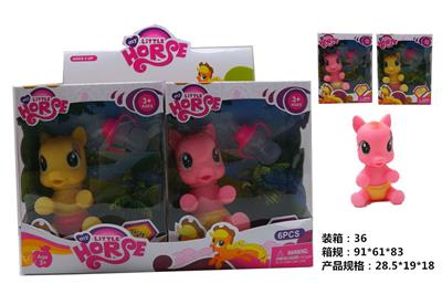 搪胶小马宝莉2款6PC混装 - OBL10420746