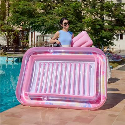 175CM亮片充气浮床-梦幻粉 - OBL10421910