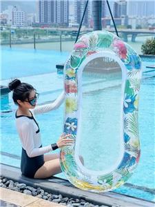 160亮片靠背网布充气躺椅-火烈鸟 - OBL10421915