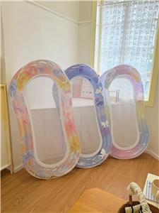 160亮片靠背网布充气躺椅 - OBL10421917