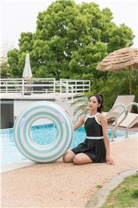 100#把手复古充气圈-棒棒糖（绿色、兰色、桔色） - OBL10421927