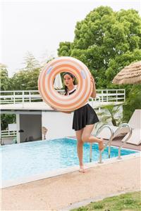 120#把手复古充气圈-棒棒糖（绿色、兰色、桔色） - OBL10421928