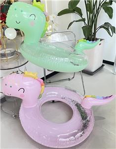 90#亮片充气恐龙圈二色 - OBL10421933