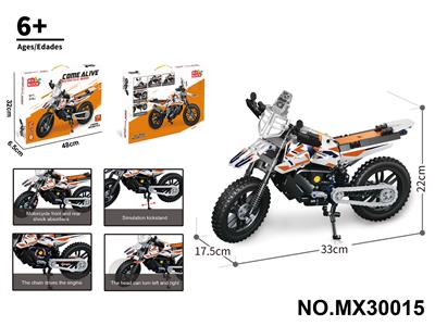 积木越野摩托车          （颗粒数：514pcs） - OBL10422649