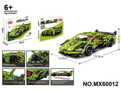 积木回力科技车        （颗粒数：439pcs） - OBL10422709