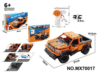 1:16积木遥控车-福特猛禽                （颗粒数：405pcs） - OBL10422733