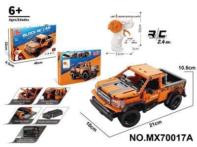 1:16积木遥控车-福特猛禽                （颗粒数：405pcs）不包电 - OBL10422734