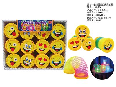 表情灯光闪光彩虹圈 - OBL10422856