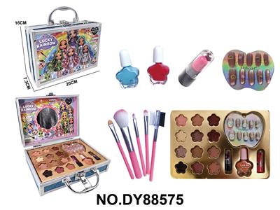 彩虹女孩手提化妆小中号铝箱 - OBL10423237