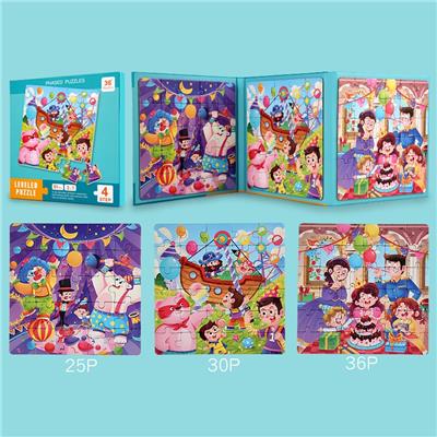 磁性拼图三合一 - OBL10423374