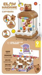卡皮巴拉抓娃娃机（9PCS/展示盒)

带灯光 - OBL10425374