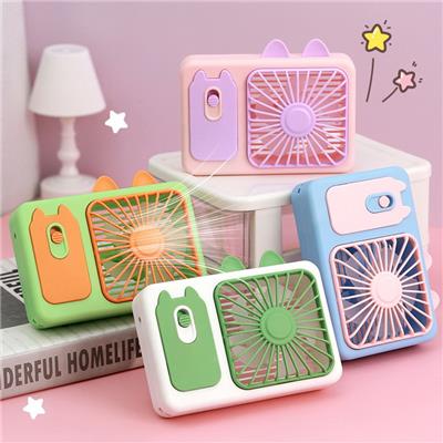 卡通相机猫充电风扇 - OBL10425741