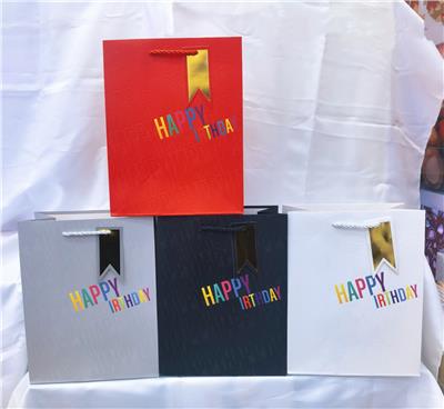 中号4款双压纹礼品袋 - OBL10426366