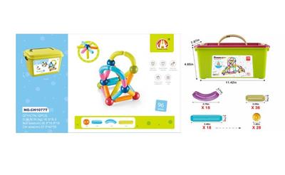 拼装磁力棒100PCS + 收纳盒 - OBL10426505