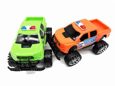 高脚喷漆惯性越野皮卡警车 - OBL10426905