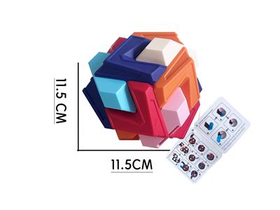 益智拼装11.5公分角型球（存钱罐） - OBL10426940