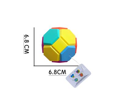 益智拼装6.8公分方型球（存钱罐） - OBL10426958