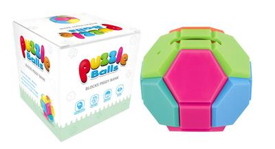 益智拼装9.6公分方型球（存钱罐） - OBL10426961