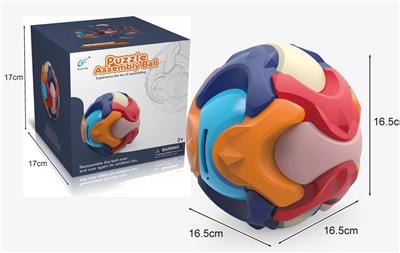 益智拼装16.5公分圆型球（存钱罐） - OBL10426977