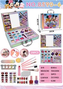 米奇米妮加大手提铝盒化妆包 - OBL10427512