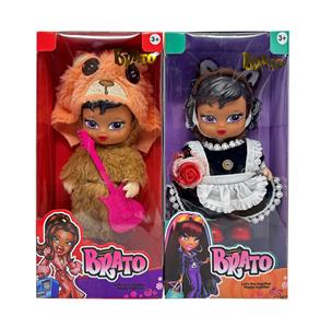 2代8寸12关节实身毛绒动物贝拉兹娃娃带吉他带束花 - OBL10427639