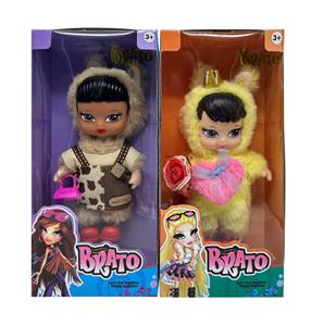 2代8寸12关节实身毛绒时装贝拉兹娃娃带束花 - OBL10427644