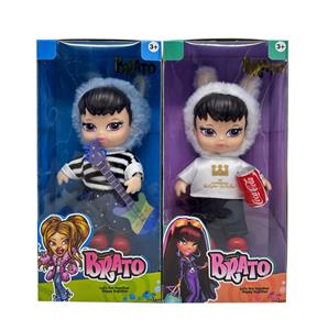 2代8寸12关节实身毛绒时装贝拉兹娃娃带吉他带可乐瓶 - OBL10427645