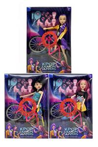 美泰版第1代K-POP 猎魔  11.5寸12关节实身猎魔女团，带迷你单车带吉他套装 - OBL10427721