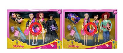 美泰版第3代K-POP 猎魔 11.5寸12关节实身猎魔女团，猎魔男团4人混装带吉他锣鼓套装混装 - OBL10427727