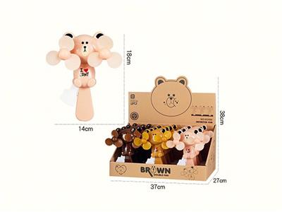 双头布朗熊手压风扇手动风扇 - OBL10427811