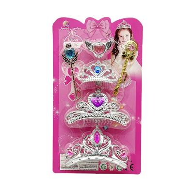 高档PVC料配件三皇冠+二手仗饰品套多色随机 - OBL10427894