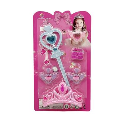 高档PVC料配件实色尖三点皇冠+实色手杖+饰品多色随机 - OBL10427898